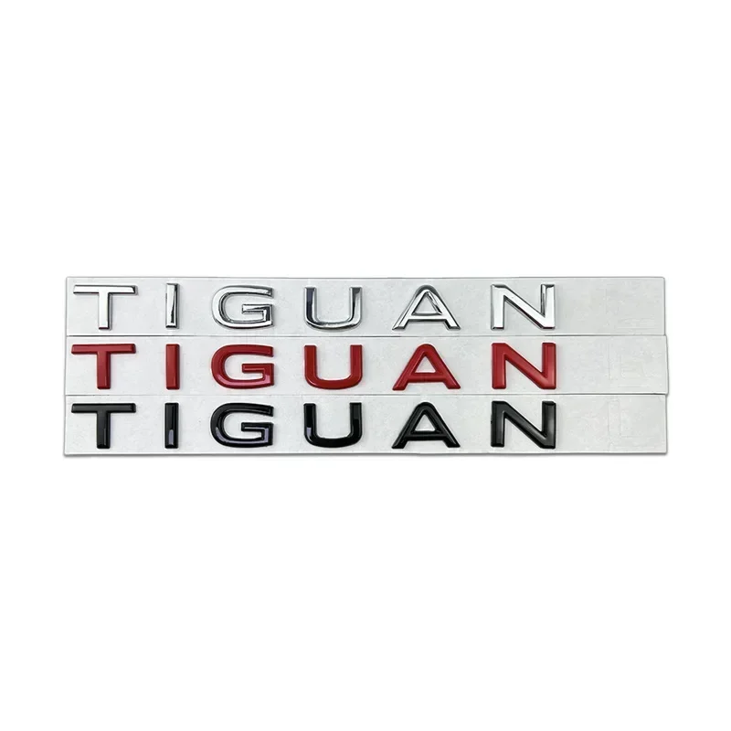 Metal Alloy Car Rear Trunk Emblem for Volkswagen TIGUAN Logo Letter Badge Sticker Decal  Auto Styling Accessories Decoration