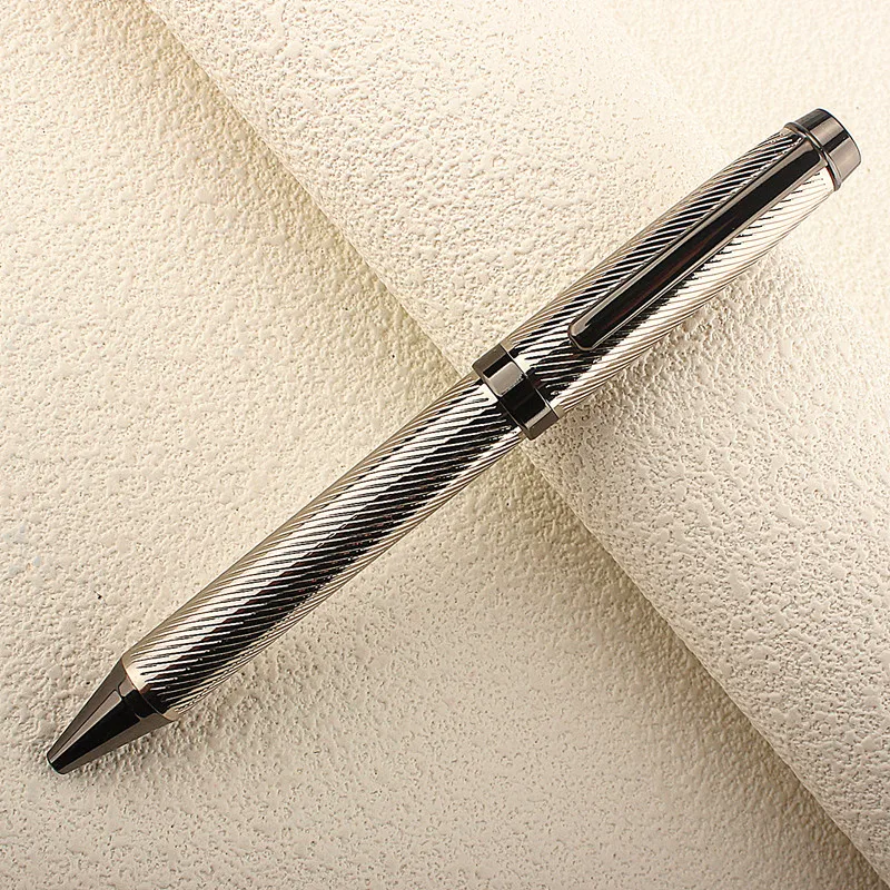 New 702 Luxury Metal Ballpoint Pen High Quality Metal Inking Pens for Office School Supplies Stationary Pens for Writing