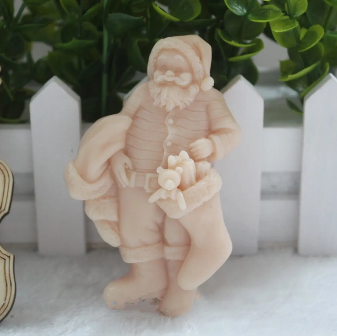 wholesale!!!1pcs Father Christmas(ZX0130) Silicone Handmade Soap Mold Crafts DIY Mold