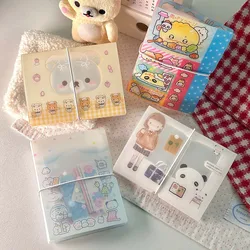 M5 Organizer Album Notes Idol Cards Photos Name Card Holder Cute Stickers Organizer Minimalist Style Storage book