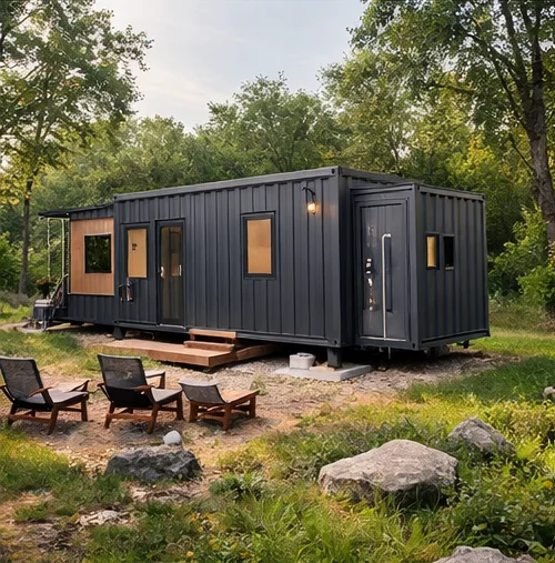 20ft30ft40ft Waterproof Windproof Complete Container Houses Prefabricated House for Family Living Temporary Housing and Camp Use