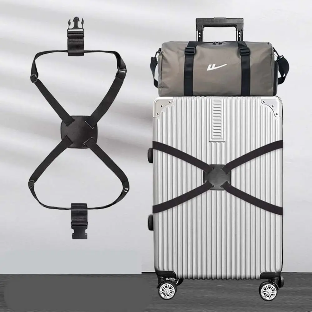 

Cross Strap Luggage Buckle Strap Seat Belt Packing Tape Baggage Belts Shipping Abroad Adjustable Suitcase Safety Buckle Belt