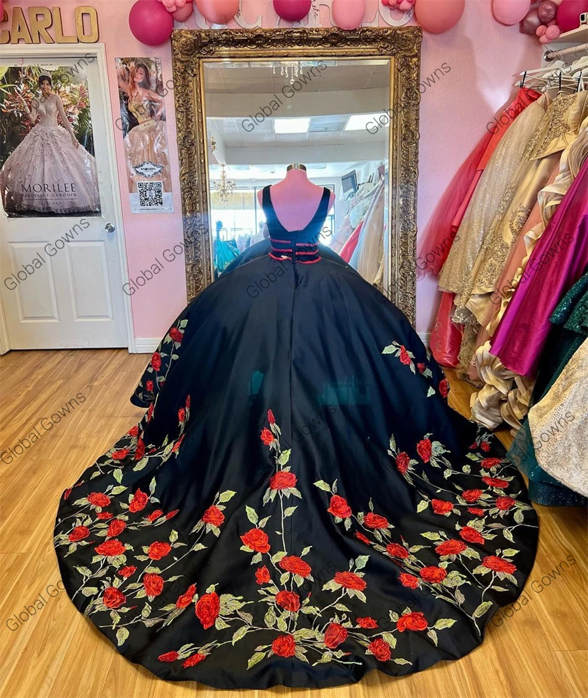 Vestido de baile de princesa Lila púrpura con hombros descubiertos, quinceañera, vestidos de fiesta de celebridades con cuentas, Vestido de graduación con flores en 3D