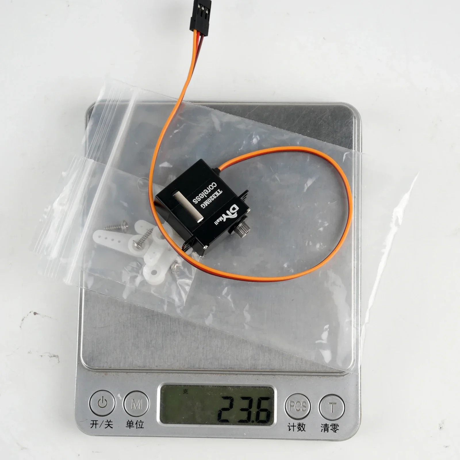 

TK-320MG 3.8kg High Torque Coreless Micro Servo Metal Gear 180°/270°/360° for RC Cars 20g 4.8V-8.4V