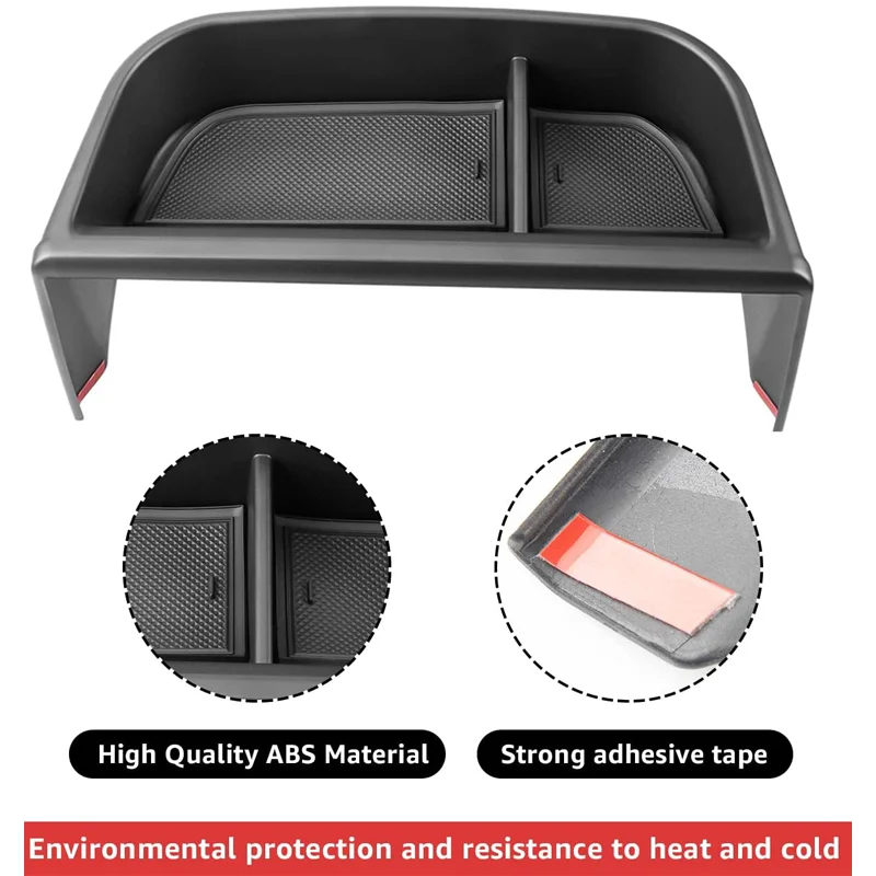 For 2021 2022 2023 2024 Toyota Sienna Center Console Dash Storage Tray, Insert Sunglass Holder Dashboard Organizer Accessories