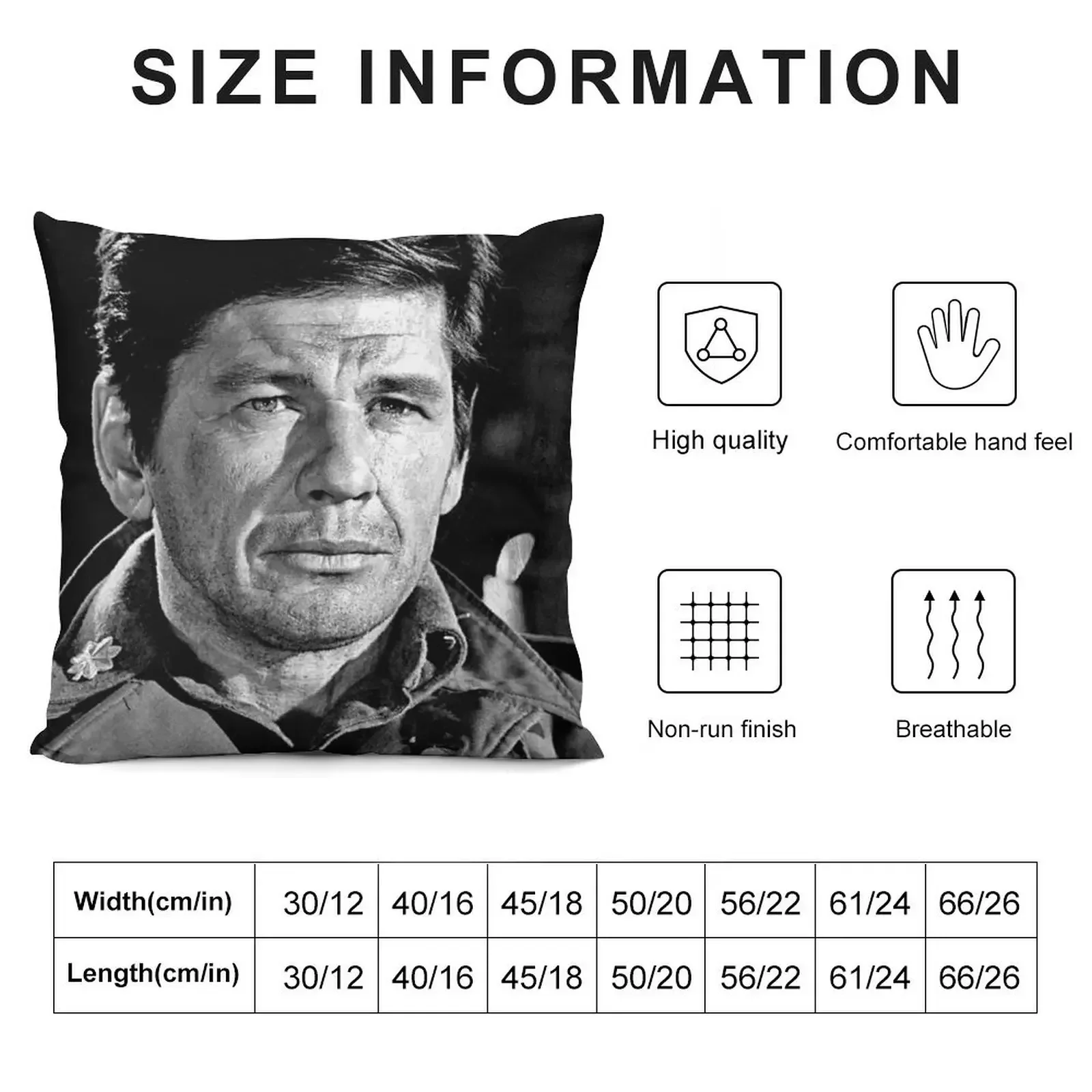 Charles Bronson Throw Pillow autumn pillowcase Cushions Home Decor pillow