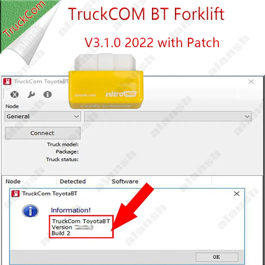 

TruckCom BT Forklift 3.1 2022 + Patch for Toyota Diagnostic Software Cracked + Nitro Obd2