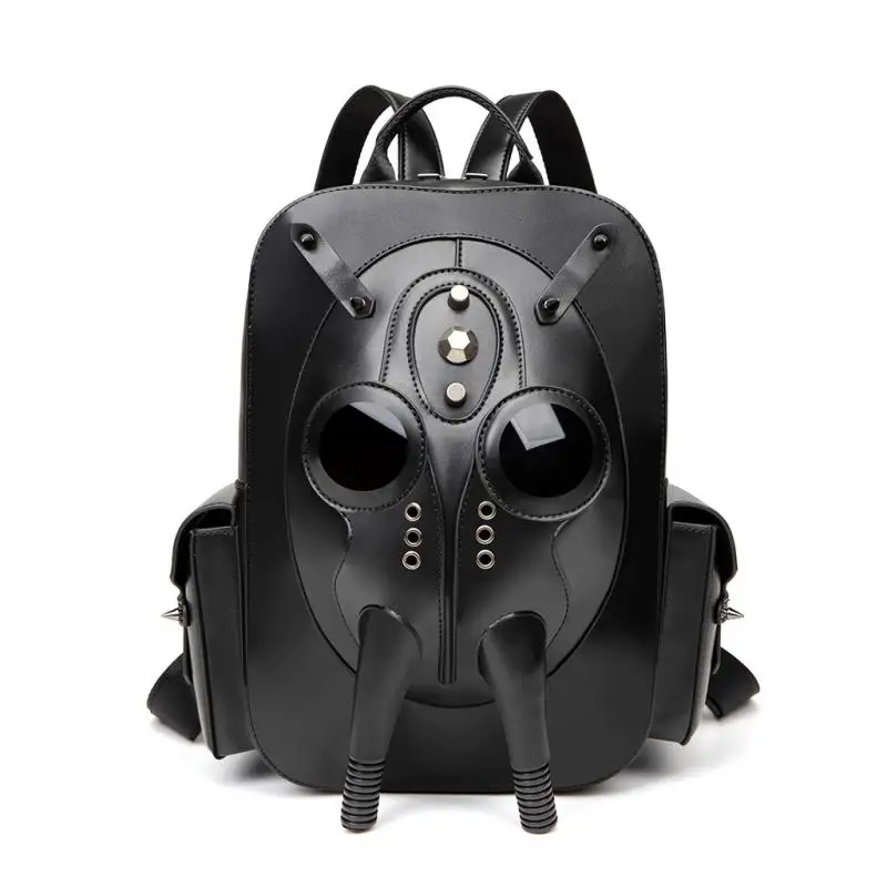 

Punk Gothic Women Backpack Vintage Steampunk Medieval Alternative Fashion Travel Rucksack Unique Design Dark Aesthetic