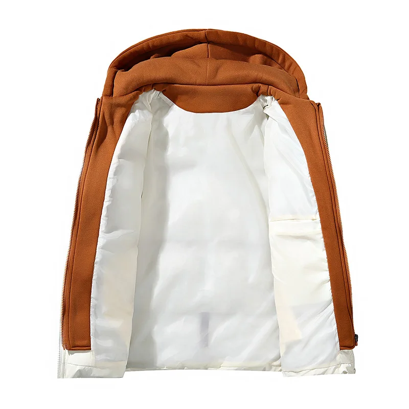 

Новая утепленная куртка-пуховик для подростков, модная универсальная зимняя куртка для пар, повседневная свободная модель из полиэфирного волокна