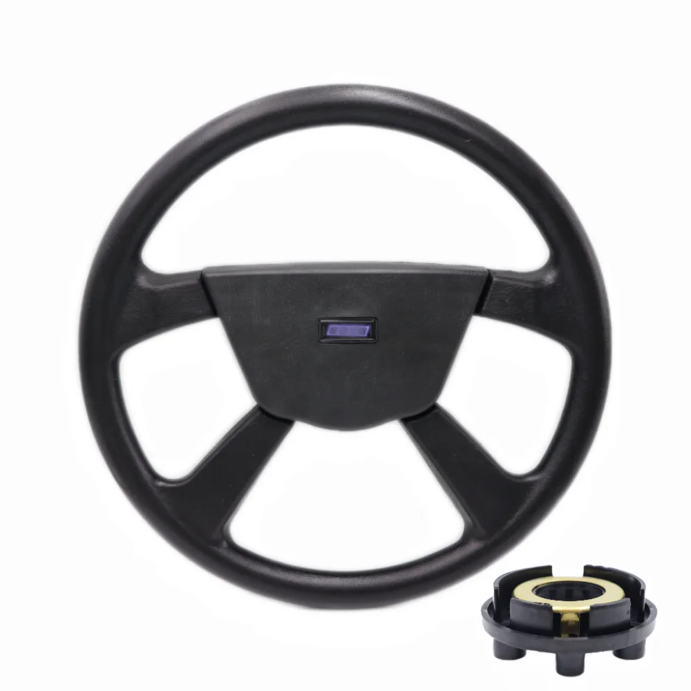 

Универсальный высококачественный руль для автомобиля 380 мм, из искусственной кожи, для Fiat