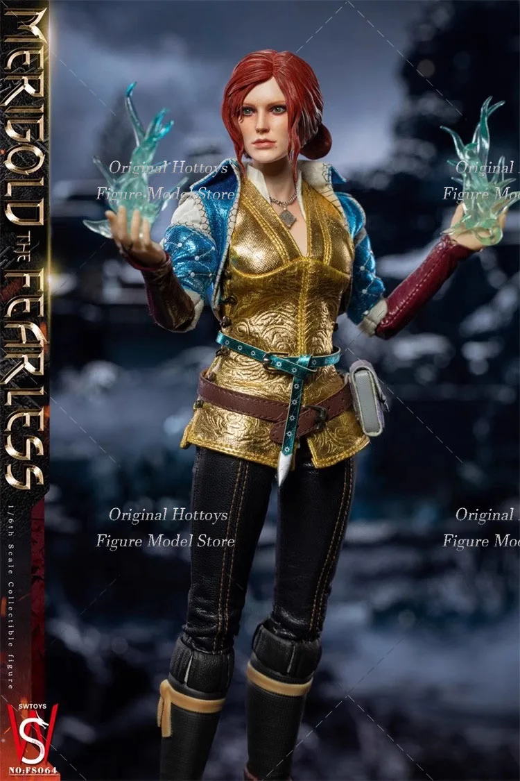 SWTOYS FS064 1/6 Scale Women Soldier Triss Merigold With Scene Accessories Full Set 12-inch Action Figure Model Collection