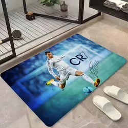 Cristiano Ronaldo CR7 tappetino zerbini tappeto per la casa tappetino per piedi tappetini assorbenti per bagno tappetini antiscivolo forniture per la casa