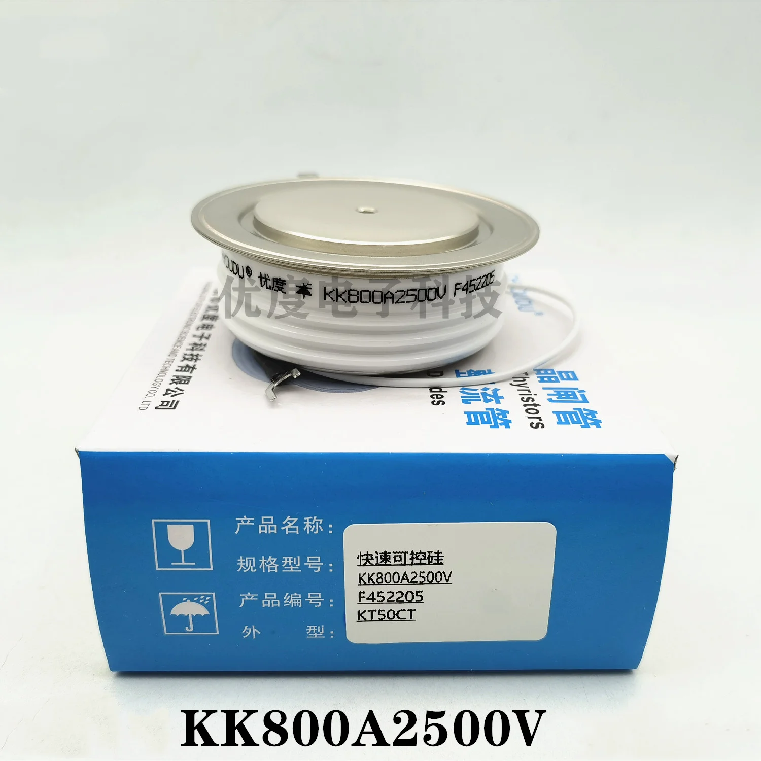 

KK800A2500V Fast Thyristor KK800A/2500V KK800A-25 Thyristor