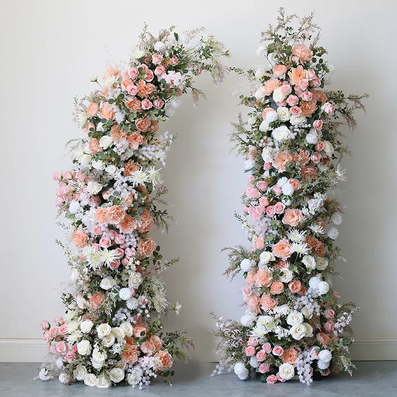 simulation silk flower wedding photography live broadcast background flower props storefront entrance flower stand