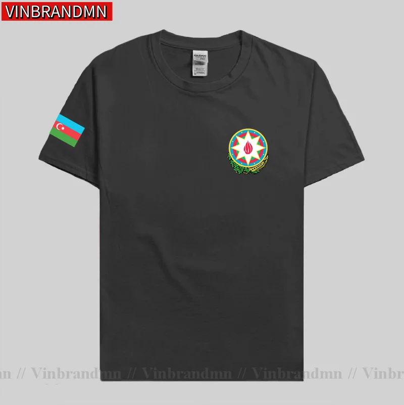 Azerbaijan Azerbaijani men t shirts fashion 2023 jerseys nation team cotton t-shirts clothing country sporting AZE flags tees