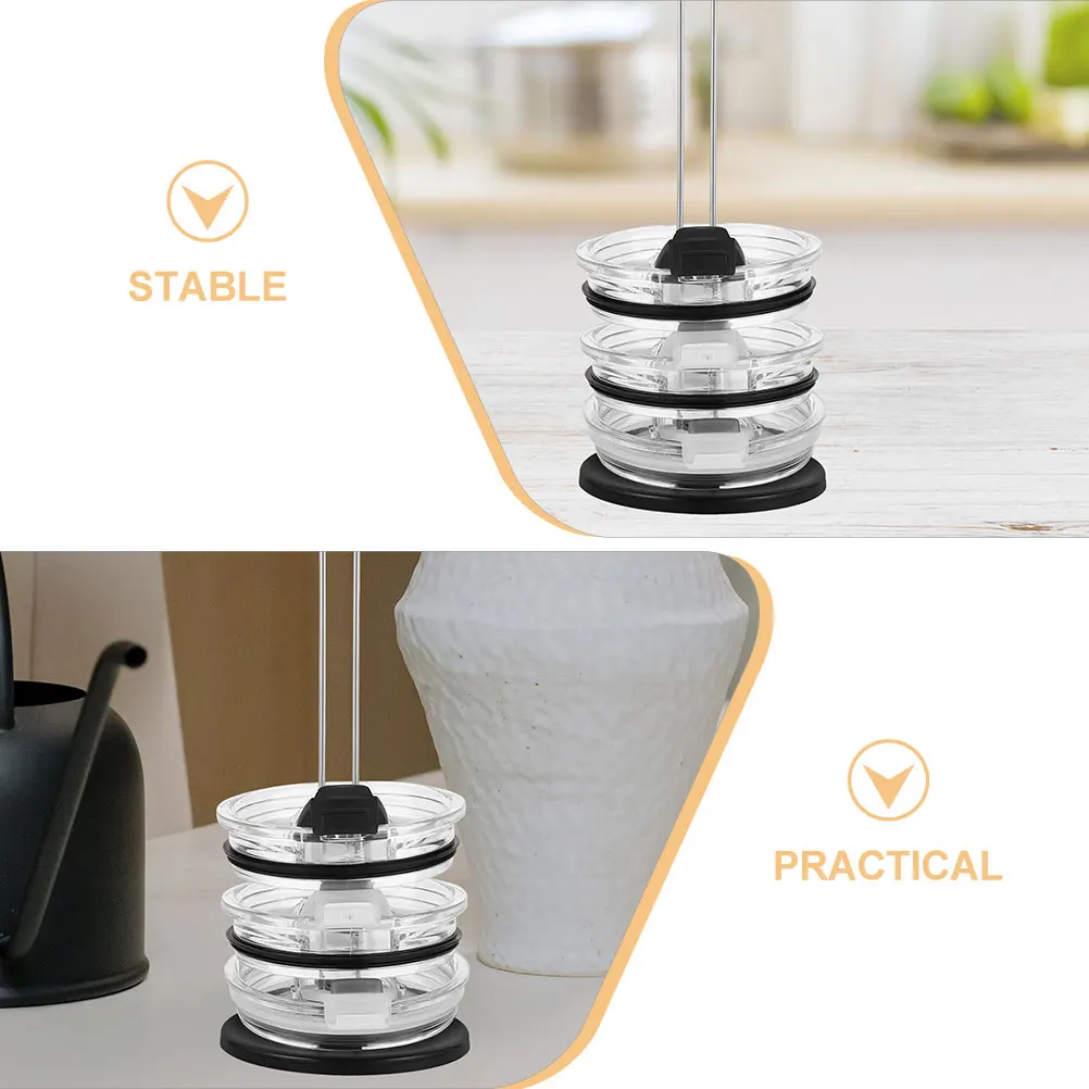 

2pcs Cup Organizer Stackable Vertical Mug Stand Water Bottle Lid Holder Household Countertop Tumbler Lid Rack Stable Desktop Cup
