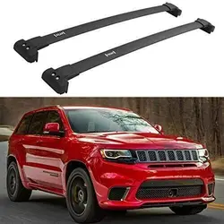 2Pcs Roof Rail Racks Cross Bars Crossbar Fits for Jeep Grand Cherokee 2011-2021