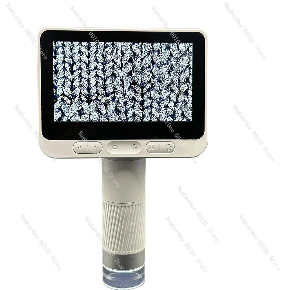 magnifying glass with screen textile fabric tobacco and alcohol printing network detection and identification microscope