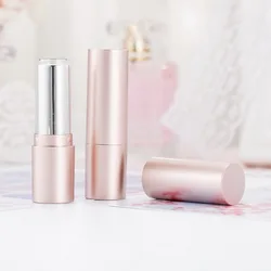 3.5g 립스틱 튜브 화장품 용기 매트 로즈 골드 둥근 모양 빈 DIY 립밤 립스틱 튜브 12.1mm 메이크업 컨테이너 휴대용, 화장품 용기