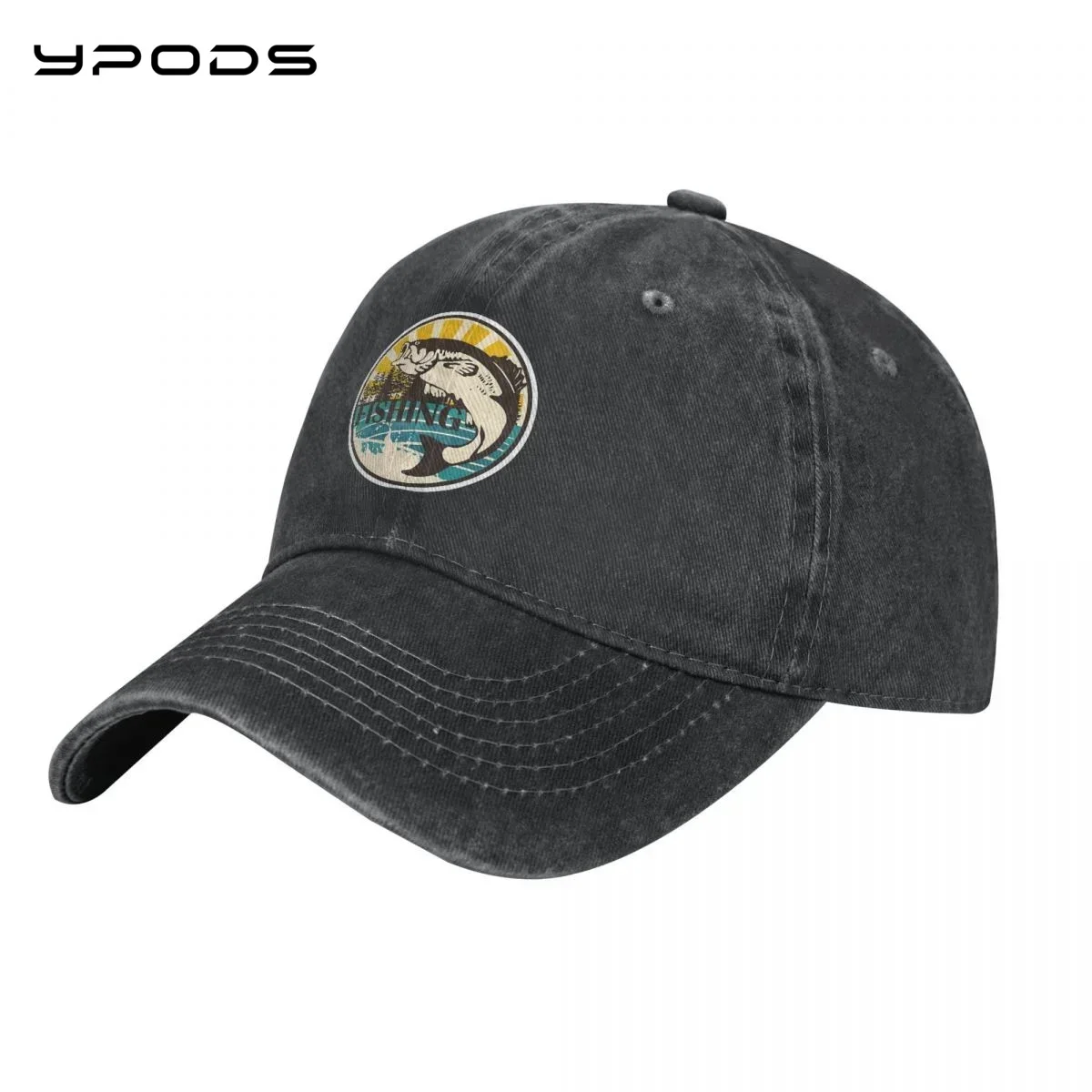 

Wilderness Fishing Baseball Cotton Cap Men Women Design Hat Trucker Snapback Dad Hats Cap
