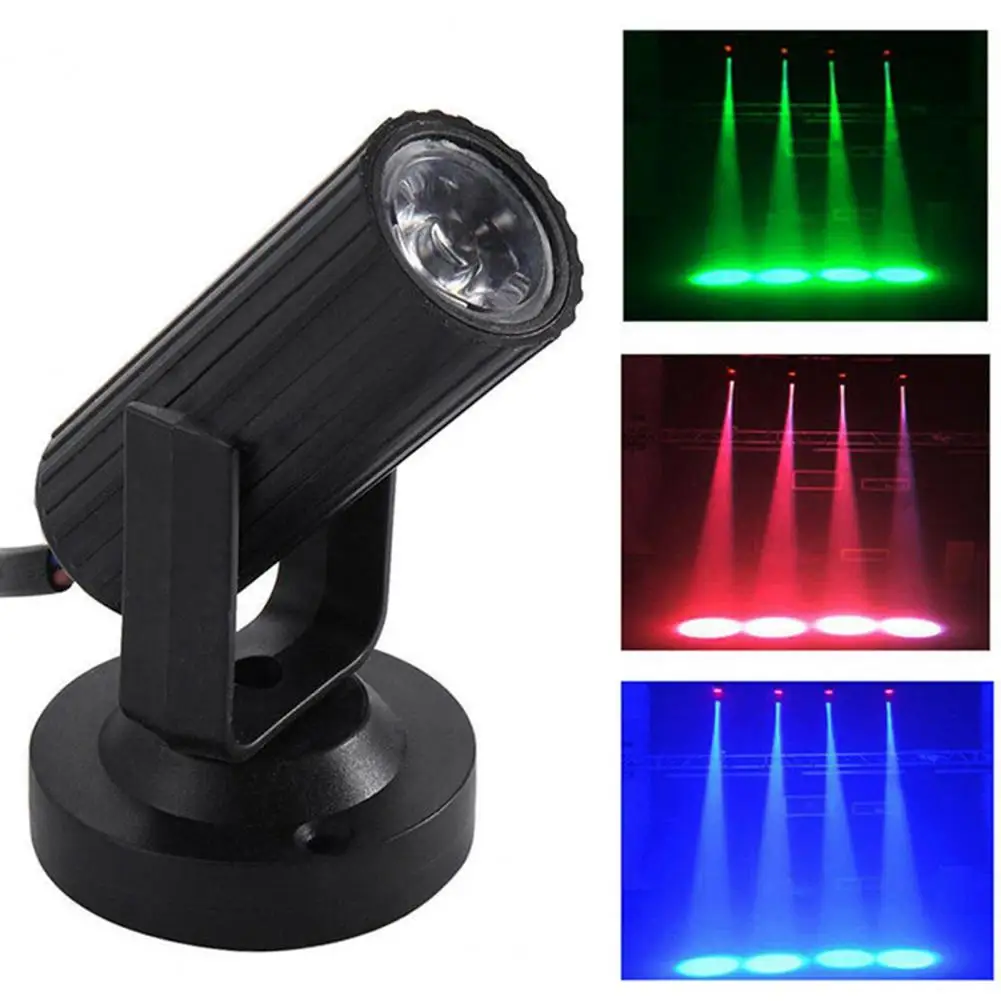 Mini LED Stage Light Beam Projector Spotlight Party Disco DJ Club Music Bar Lamp