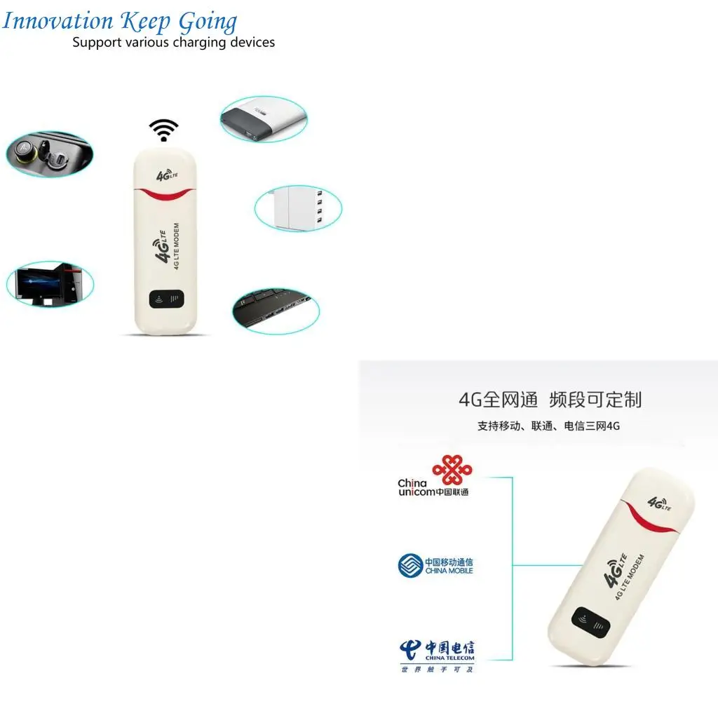 

E65C 4G LTE WiFi Router 150Mbps USB Modem Pocket Hotspot for Wireless Needs Stream