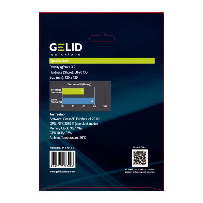 GELID GP-Ultimate 15W/mK Multi-size high-performance thermal pad CPU/GPU Graphics Card thermal pad Motherboard thermal pad