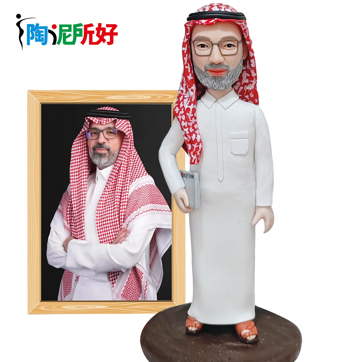 

Индивидуальные фигурки-бобблхеды ручной работы, персонализированные 3D-куклы из глины, статуэтки-скульптуры по вашему фото, подарок на день рождения для парня