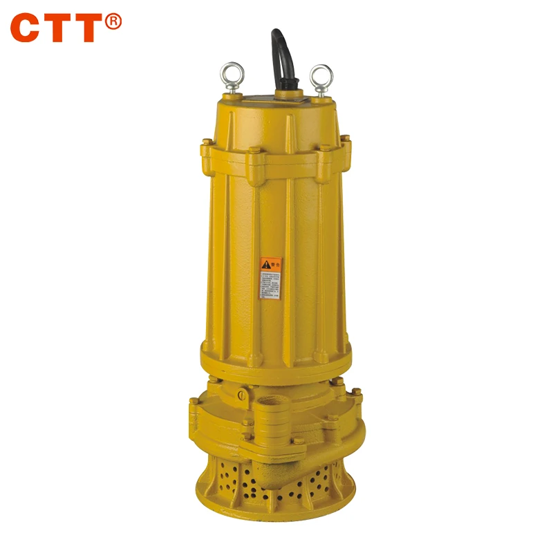 

High Pressure 7.5kw Sewage Pump Cast Iron Submersible Sewage Pumps Centrifugal Mining Slurry Pump