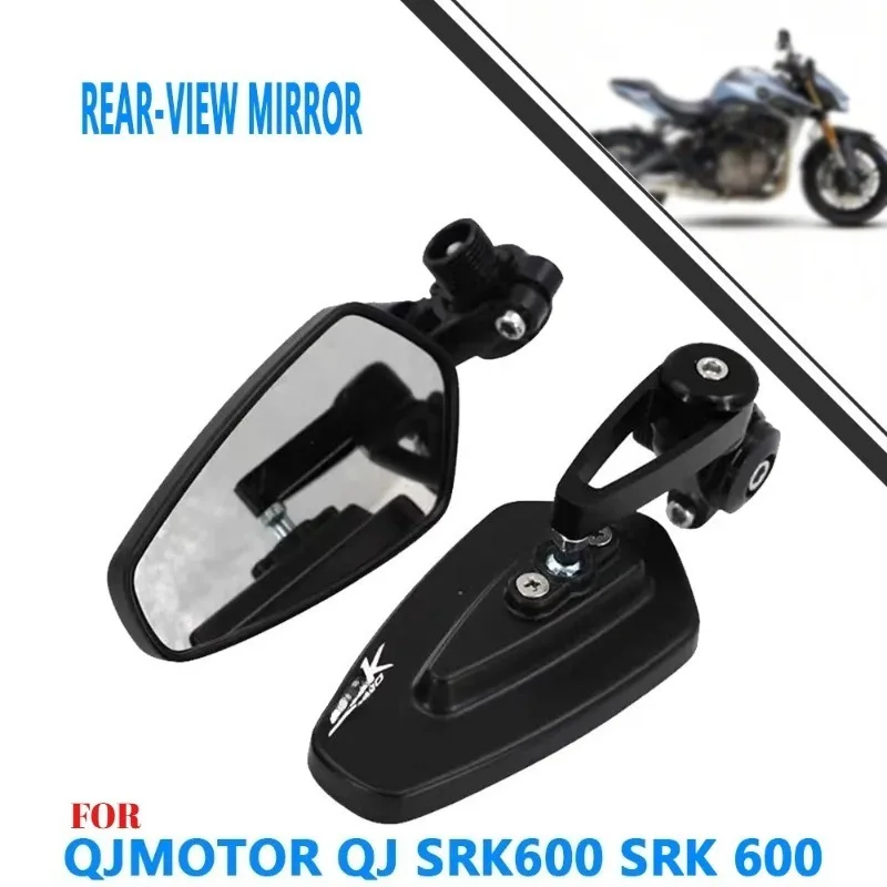 For QJMOTOR QJ SRK600 SRK 600 modified handlebar rearview mirror mirror balance handlebar mirror