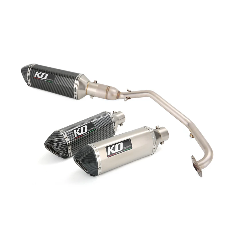 

Slip On For Yamaha Zuma 125 BWS 125 2021-2022 Gryphus 125 Motorcycle Exhaust System Header Link Pipe Stainless Steel Muffler Tip