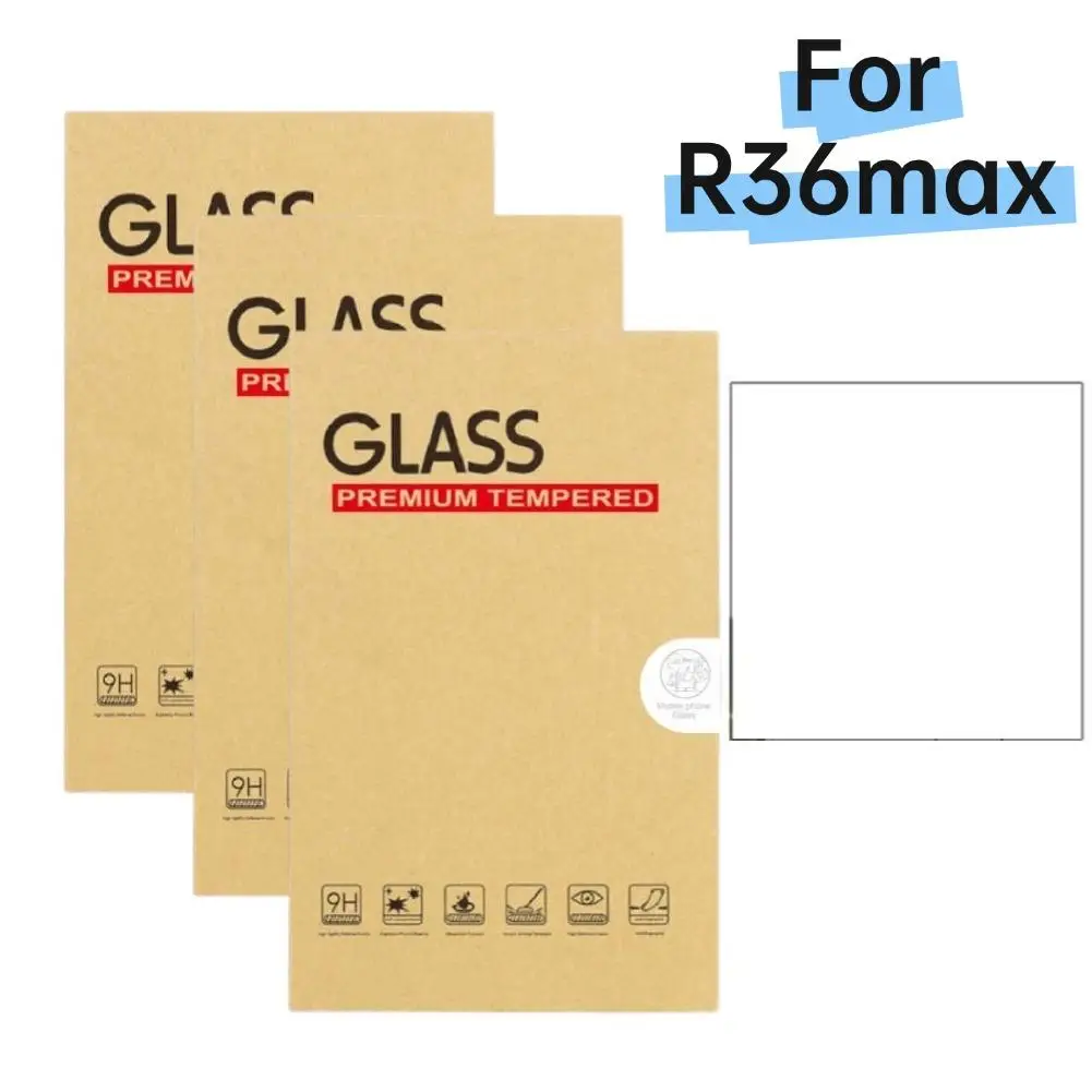 1/3pcs Screen Protector Film For R36max 9H HD Game Console Tempered Glass Screen Protector Films Accessories