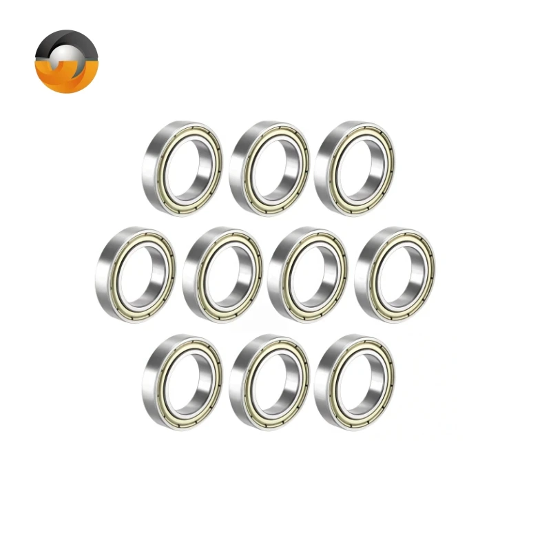 10Pcs 6800ZZ 10x19x5mm Thin Section Deep Groove Ball Bearing 685ZZ 686ZZ 687ZZ 688ZZ 689ZZ 6801ZZ 6802ZZ Metal Shielded Bearing
