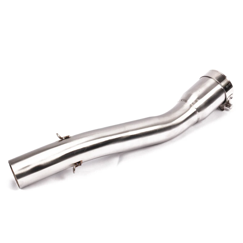 Slip On Motorcycle Exhaust Escape Moto Muffler Modify 51mm Middle Link Pipe For YAMAHA R1 YZF-R1 1998 1999 2000 2001 2002 2003 view 2