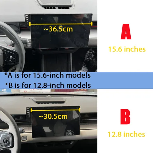 Imagen 2 del producto Soporte para móvil de coche para Jetour Dashing 2022 ~ 2024, soporte magnético MagSafe para teléfono móvil, accesorios de pantalla de 15,6 pulgadas y 12,8 pulgadas