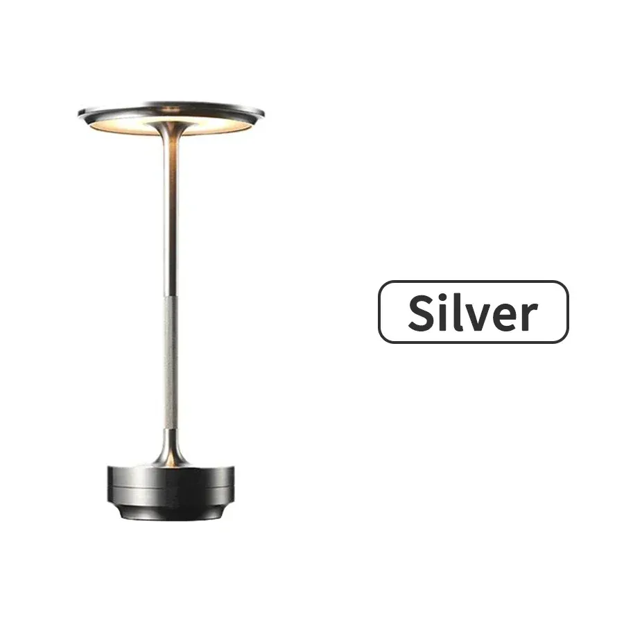 Draadloze tafellamp voor slaapkamer USB oplaadbare aanraaklamp Kaars Creatieve lampen Kamerdecoratie Bureaulamp