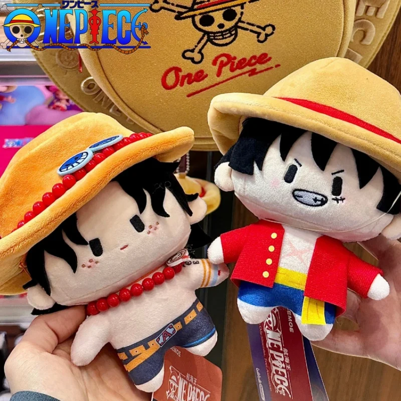 

Genuine One Piece Plush Toy Luffy Zoro Sanji Ace Sabo Law Regular Series Anime Collectible Doll Cartoon Gift For Anime Fans