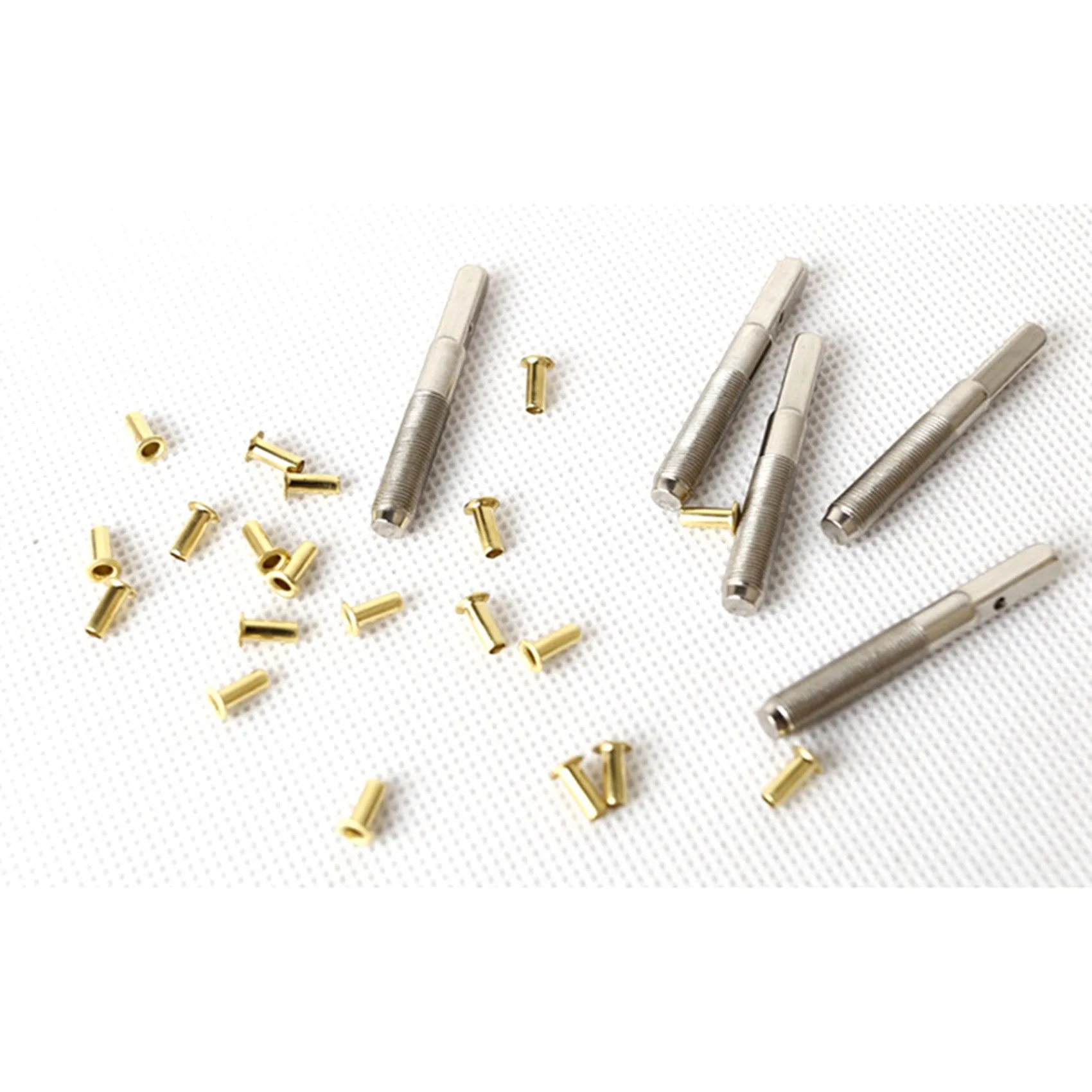 80 Pcs Lyre Harp Tuning Pin Nails with 80 Pcs Rivets Set for Lyre Harp Small Harp Musical Stringed Instrument