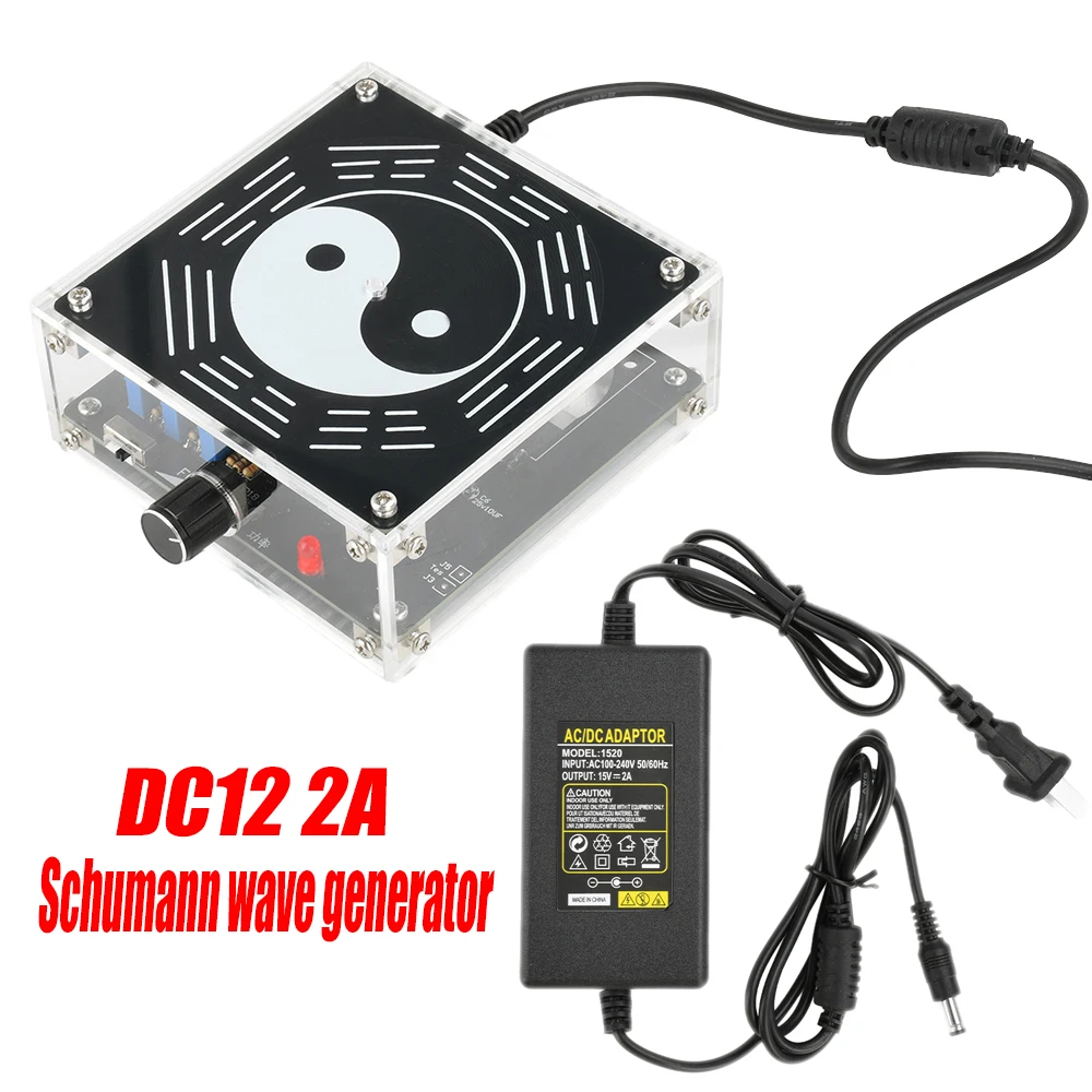 Adjustable Power 15W 6.8HZ/7.83HZ/8.3HZ Schumann Resonance Ultra-low Frequency Pulse Sine Wave Generator Audio Resonator