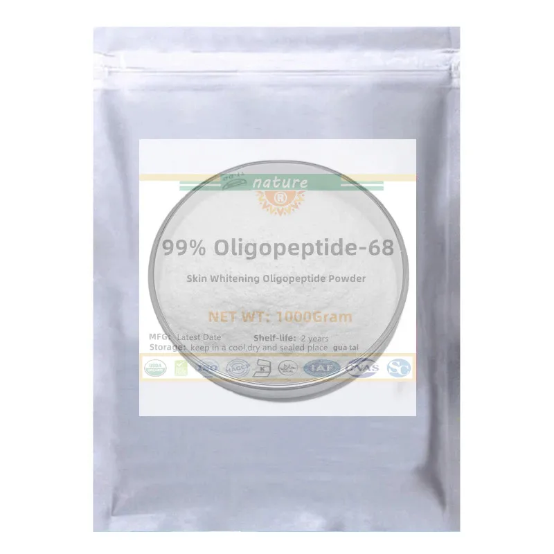 عبوة مخصصة من Global AliExpress الأكثر مبيعًا لمستحضرات التجميل الببتيد CAS 1206525-47-4 99% مسحوق أوليجوبيبتيد-68