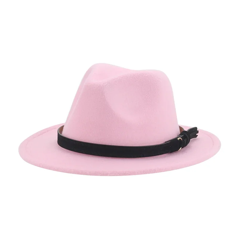 Kids Hat Girls Boys Small Hats for Women 52cm 54cm Cute Fedoras Child Felted Hat Solid Panama Jazz Caps New Sombreros De Mujer