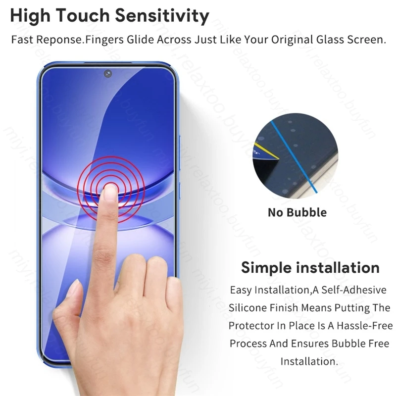 4To1 Tempered Glass Screen Protector Case For Huawei nova 12s 4G Lens Protective Glass Hauwei nova12s nova12i nova12se 12i 12 se