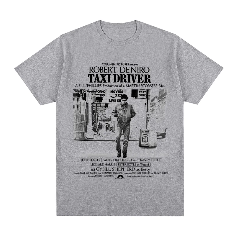 سائق سيارة أجرة تي شيرت تقليدي روبرت دي نيرو فيلم الهائج الثور الطبيعي ولد القتلة القطن الرجال تي شيرت جديد تي شيرت المرأة بلايز #2