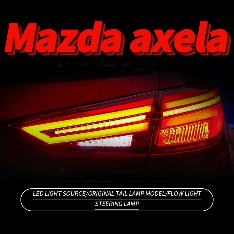 

Taillight Assembly for Mazda 3 Axela Taillights 2014-2019 LED Rear Lamp Brake Reverse Back Light blinker DRL Car Accessories