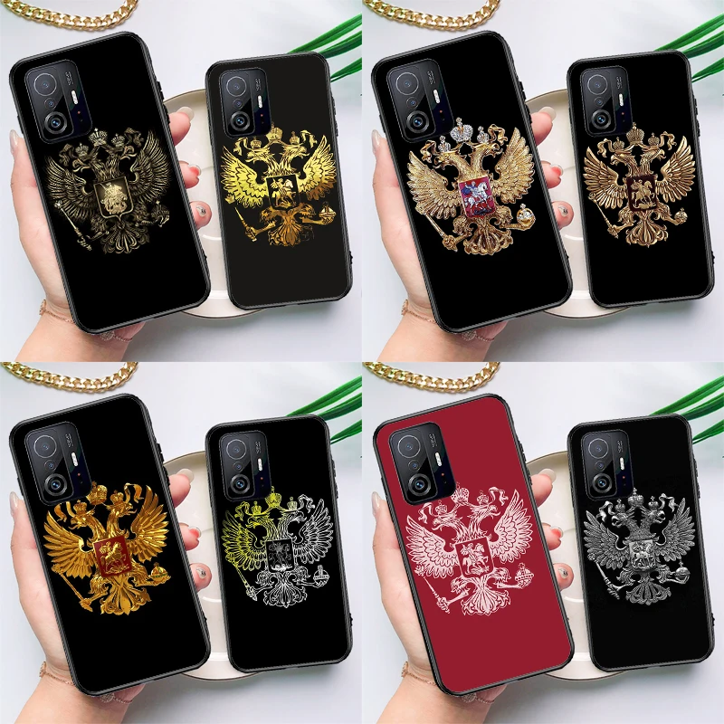 Russia Russian Coat Of Arms For Xiaomi Mi 11 Lite 11Ultra 9T 10T 11T Pro Phone Cover For POCO X3 Pro F3 M3 M4 Pro Case