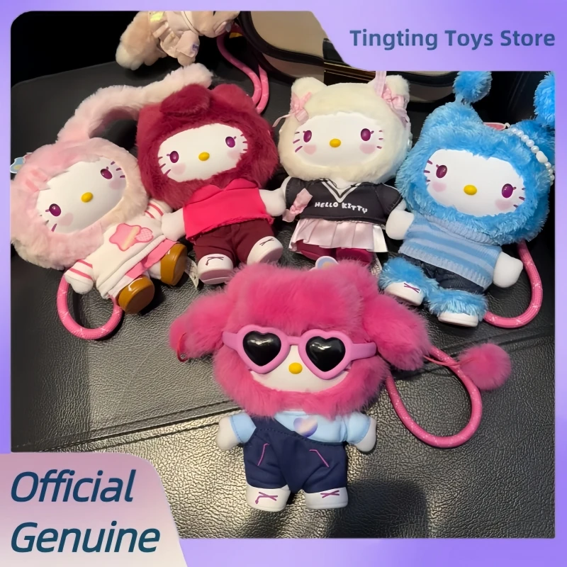 

Новая оригинальная глухая коробка серии Hellokitty Popstar, модные игрушки Kawai, виниловая плюшевая сумка, подвеска, куклы, загадочная коробка, игрушка в подарок