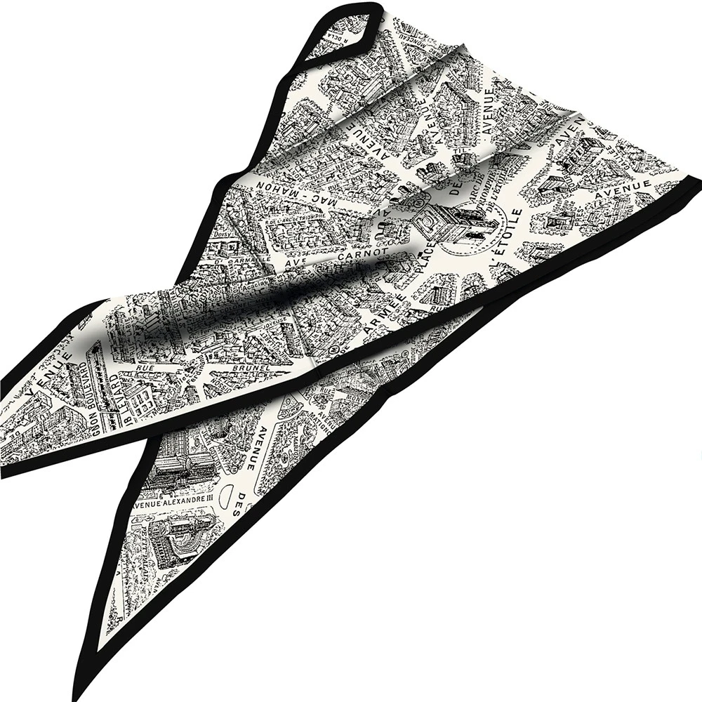 Impression chaude diamant écharpe marque Foulard en soie femme luxe Paris Bandana bandeau Hijab Foulard foulard châle pour dames