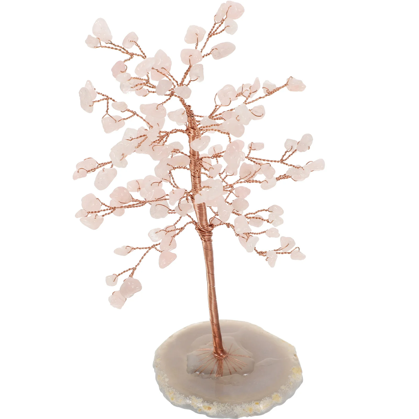 

Crystal Money Tree Decoration Premium Desktop Chakra Tree Ornament Feng Shui Wealth Good Fortune Home Office Desk Decor