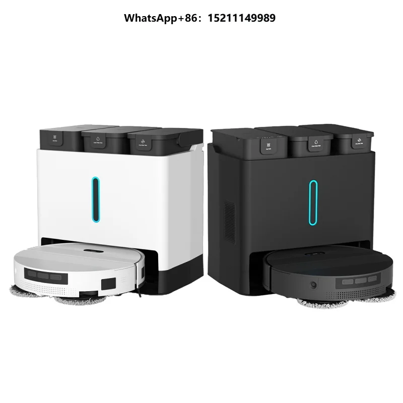 5000 pa Rechargeable Wireless Vacuum Cleaner with Rolling Mop Double Roller