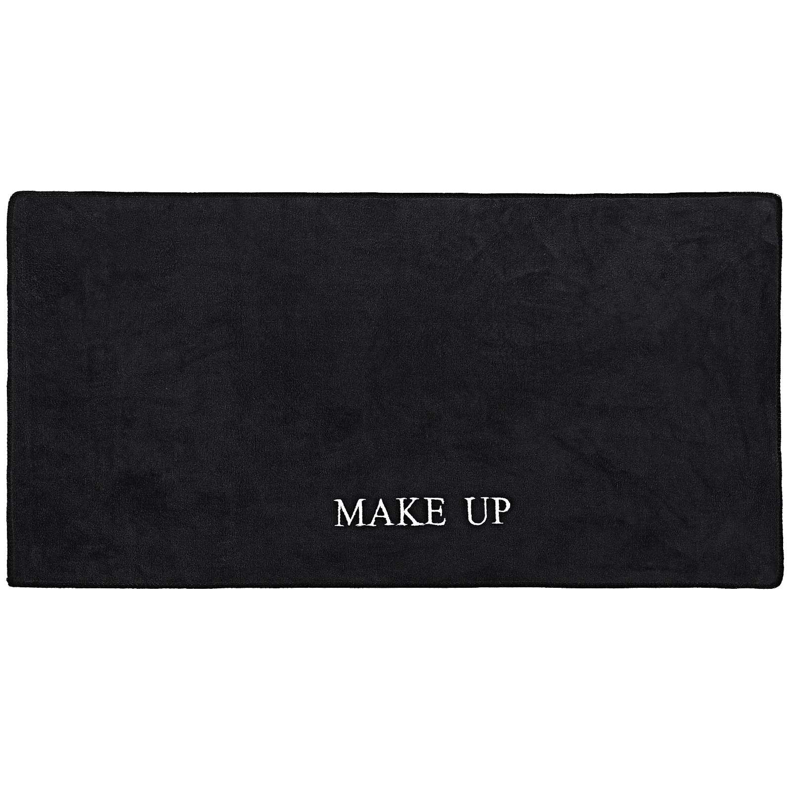 Zwarte Make-up Vanity Mat Grote Bureau Organizer Pad voor Beauty Counter Kaptafel Protector Doek Oppervlak Cover Mat